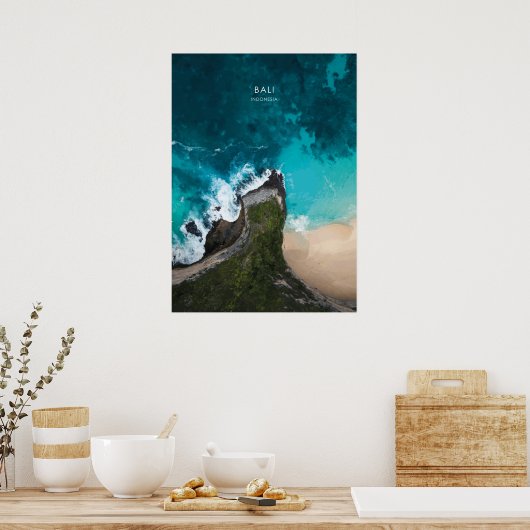 Bali Travel Artwork Poster (Keuken)