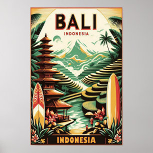 Bali Travel Poster
