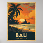 Bali Travel Poster (Voorkant)