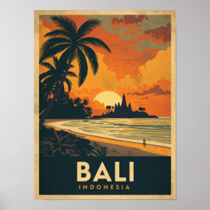  Bali Travel Poster