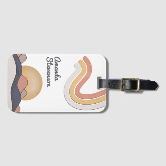 Bali Tropical Island gepersonaliseerd Bagagelabel (Voorkant (horizontaal))