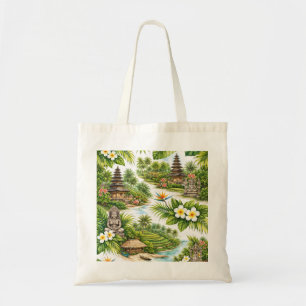 Bali Tropisch Tempel Paradijs Tote Bag