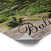 Bali Ubud Rice Field Terrace Poster (Hoek)