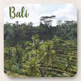 Bali Ubud Terraced Rice Fields Bier Onderzetter