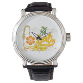 Bali Vakantie Tropische Eiland Strand Matching Horloge