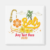 Bali Vakantie Tropische Eiland Strand Matching Magneet (Voorkant)