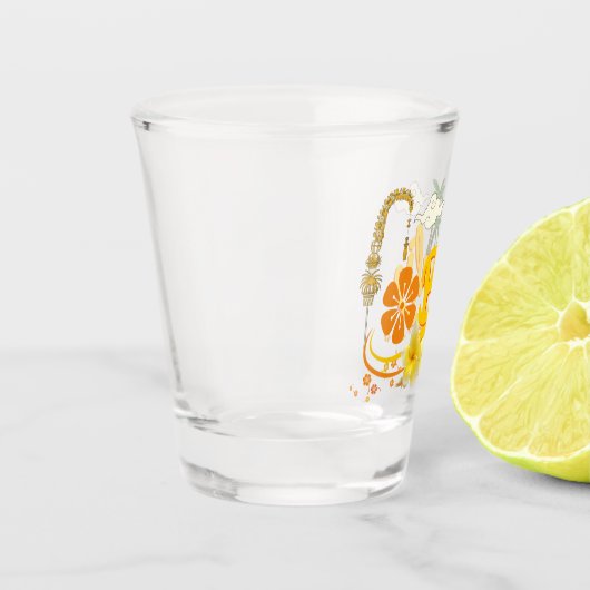 Bali Vakantie Tropische Eiland Strand Matching Shot Glas (Links)