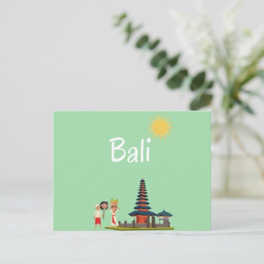 Bali Vibes 2 Briefkaart (Staand voorkant)