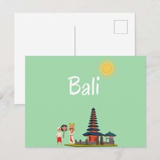Bali Vibes 2 Briefkaart (Voorkant / Achterkant)