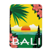 Bali vintage reisstijl magneet (Verticaal)