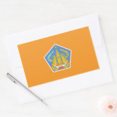 Bali Vlag, Indonesië Rechthoekige Sticker (Envelop)