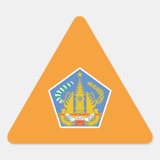 Bali Vlag, Indonesië Sticker (Voorkant)