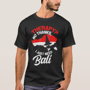 Bali voor reis naar het strand van Indonesië Kinde T-shirt