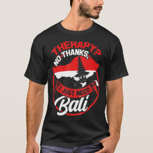 Bali voor reizen naar het strand van Indonesië Kin T-shirt