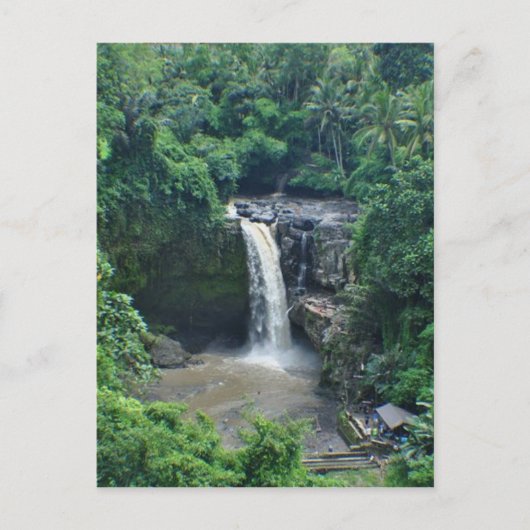 Bali watervallen briefkaart (Voorkant)