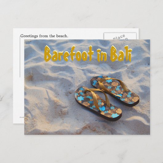 Bali - Wens dat je hier was Briefkaart (Voorkant / Achterkant)