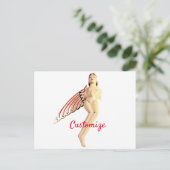Bali Winged Goddess Thunder_Cove Briefkaart (Staand voorkant)
