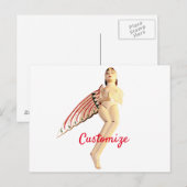 Bali Winged Goddess Thunder_Cove Briefkaart (Voorkant / Achterkant)