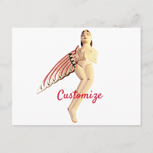 Bali Winged Goddess Thunder_Cove Briefkaart (Voorkant)