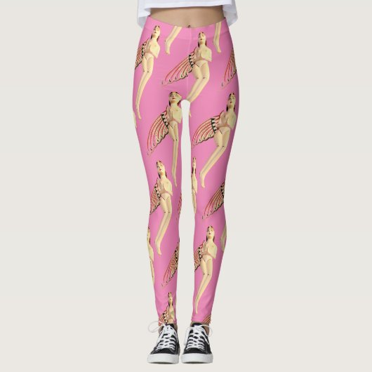 Bali Winged Goddess Thunder_Cove Leggings (Voorkant)
