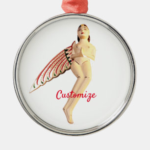 Bali Winged Goddess Thunder_Cove Metalen Ornament