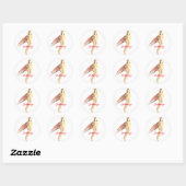 Bali Winged Goddess Thunder_Cove Ronde Sticker (Vel)