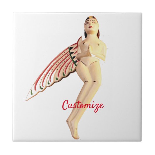 Bali Winged Goddess Thunder_Cove Tegeltje (Voorkant)