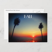 bali zonnepalmen briefkaart (Voorkant / Achterkant)