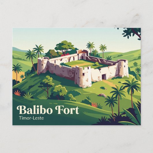 Balibo Fort Timor-Leste Briefkaart (Voorkant)
