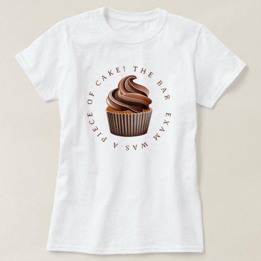Balie-examen is een eitje! t-shirt (Design voorkant)