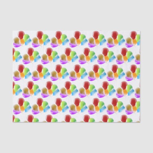 Balies gepersonaliseerde Birthday Gift Tissue Tissuepapier (Voorkant)
