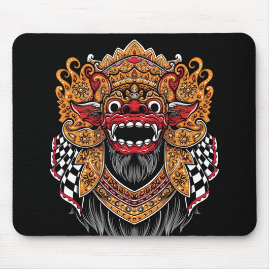 Balines Barong mousepad Muismat (Voorkant)