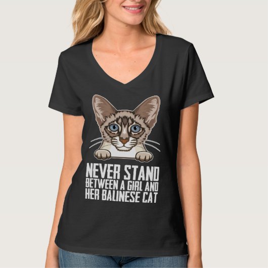 Balinese  Balinese cat  Balinese Dad T-shirt (Voorkant)
