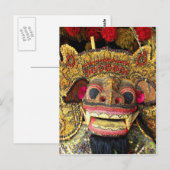 Balinese Barong 2 Briefkaart (Voorkant / Achterkant)