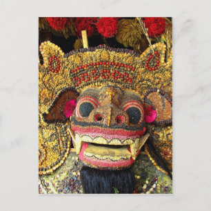 Balinese Barong 2 Briefkaart