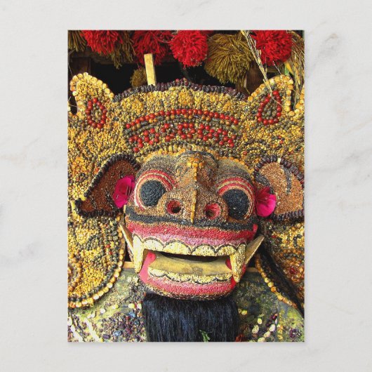 Balinese Barong 2 Briefkaart (Voorkant)