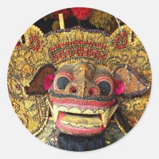 Balinese Barong 2 Ronde Sticker