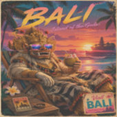 Balinese Barong Beach Esthetische Poster Sticker (Voorkant)