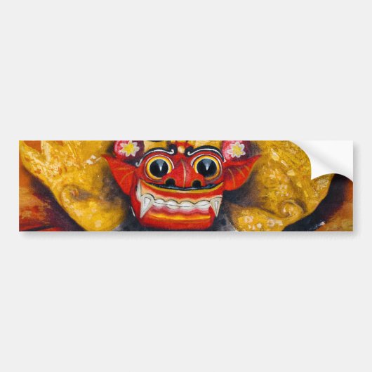 Balinese Barong Bumpersticker (Voorkant)
