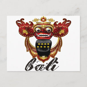Balinese Barong Indonesia Souvenir Briefkaart