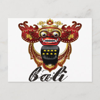 Balinese Barong Indonesia Souvenir Briefkaart