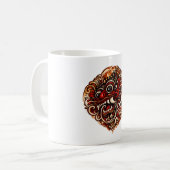 Balinese Barong Kunstmok Koffiemok (Voorkant links)