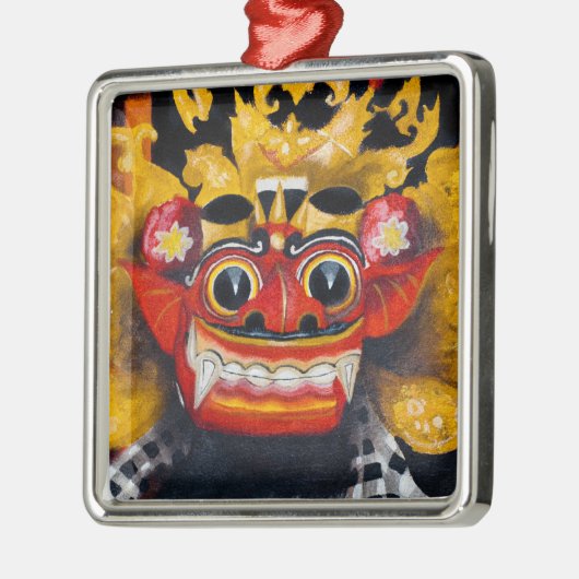 Balinese Barong Metalen Ornament (Links)