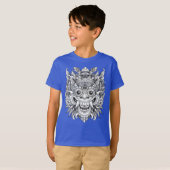 Balinese Barong Traditioneel Masker T-shirt (Voorkant volledig)