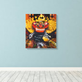 Balinese Barong Wrapped Canvas Afdruk (Insitu (Houten vloer))