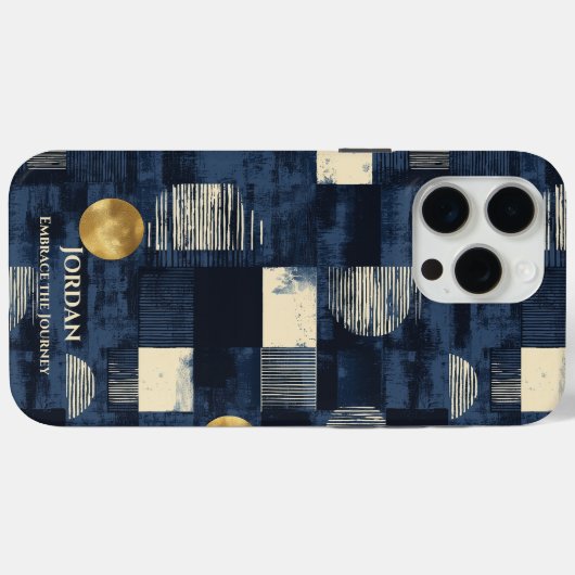 Balinese Batik Geometrische Harmonie - Moderne Ele Case-Mate iPhone Case (Achterkant (horizontaal))