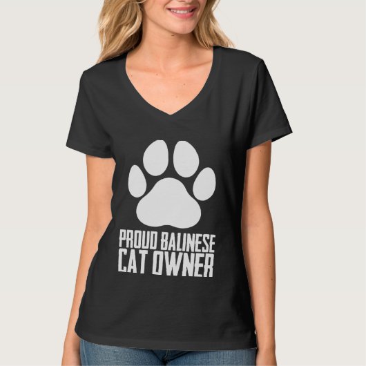 Balinese cat  Balinese  Balinese cats T-shirt (Voorkant)