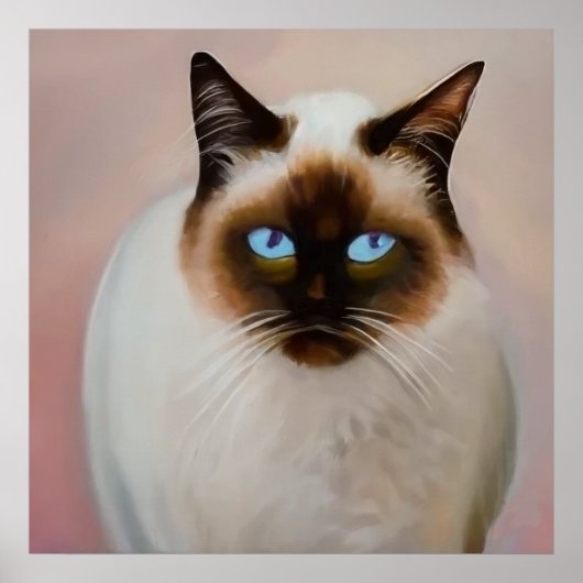 Balinese Cat Poster (Voorkant)