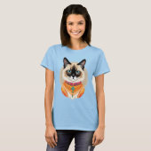 Balinese Cat T-shirt (Voorkant volledig)