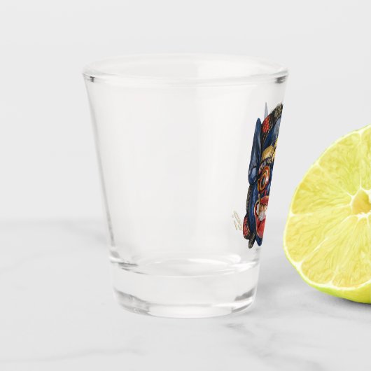 Balinese Ceremonial Mask 2 Shot Glas (Links)